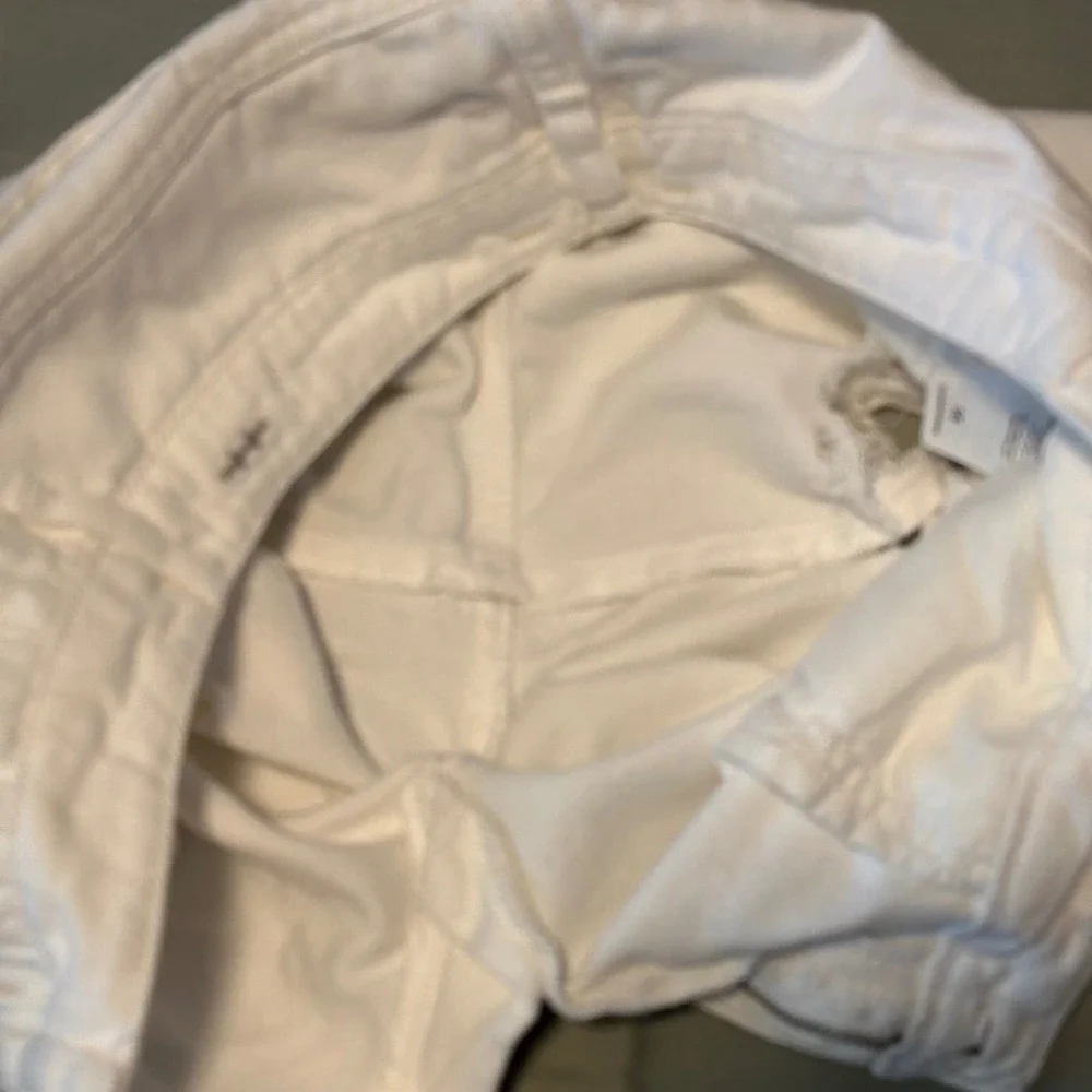 Habitual Girl White Denim High Waist Frayed‎ Hem Shorts Teen Size 16